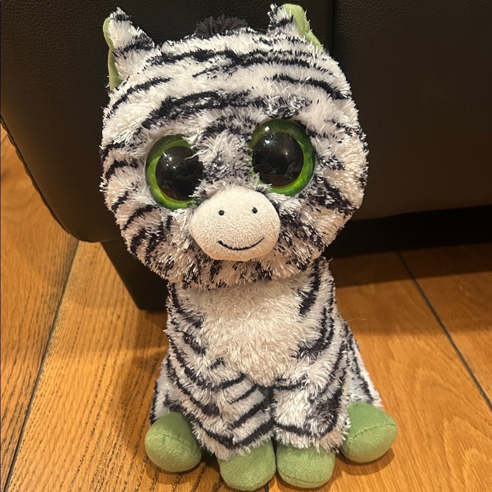 Ty Beanie Boos Zig-Zag Zebra Medium